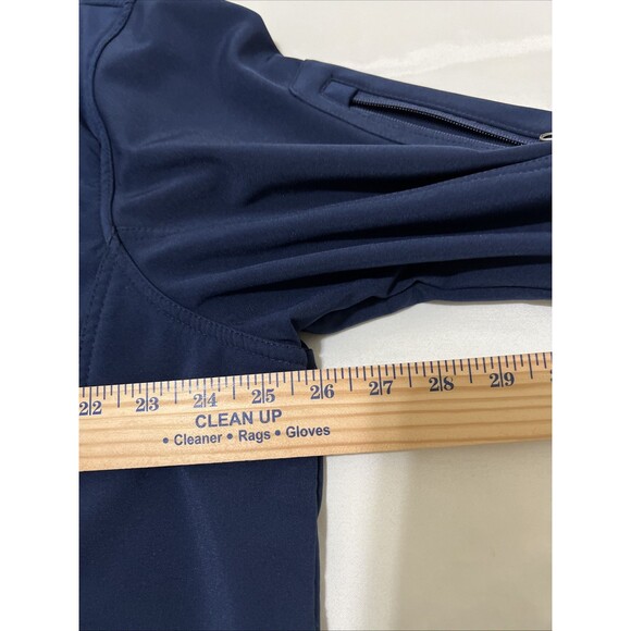 Seattle Seahawks Full Zip Jacket NFL Navy Drawstring Pockets Mens XL Blokecore - Picture 7 of 16